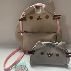 Brand new Pusheen backpack and pencil case